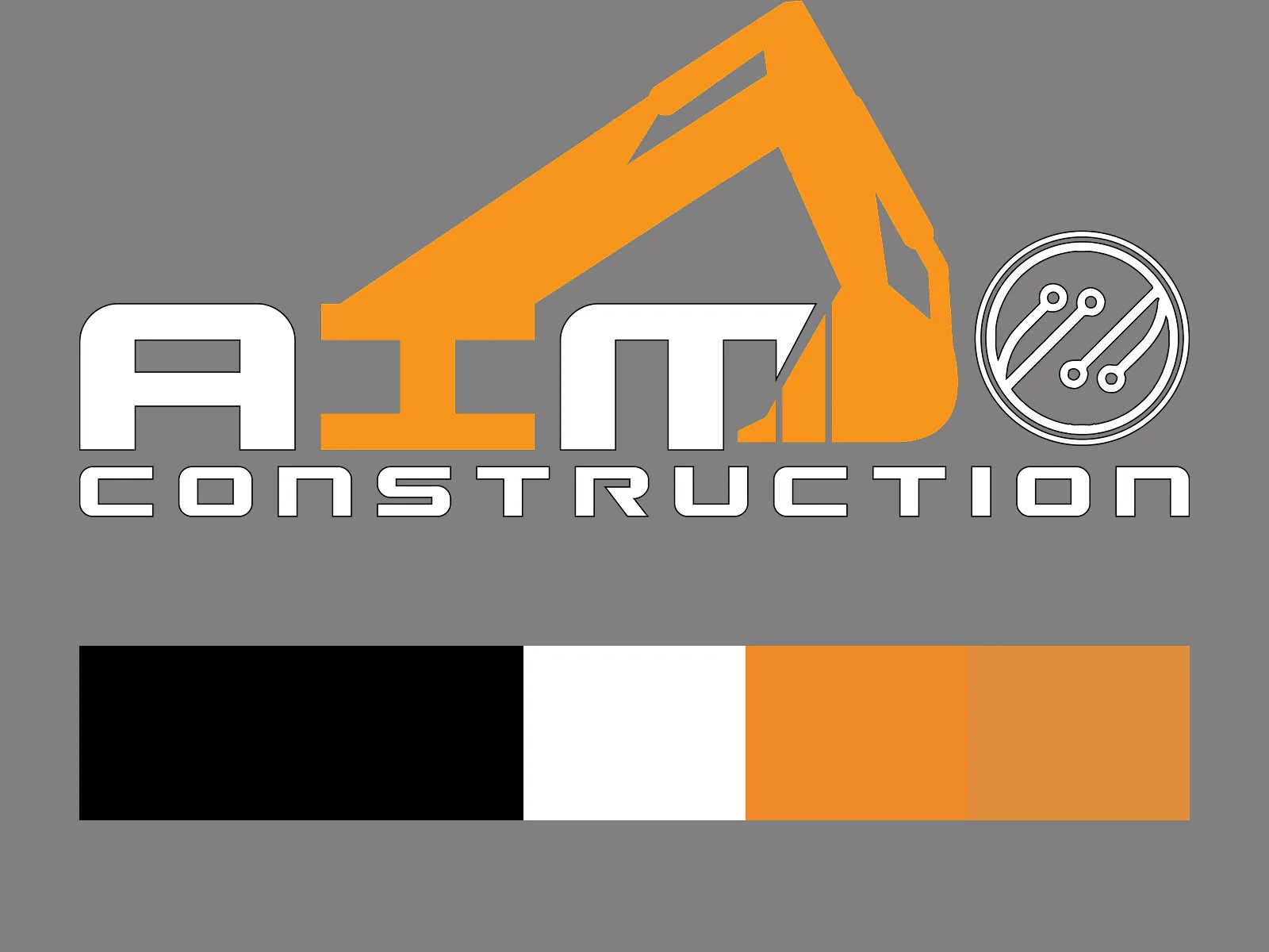 AIM Construction Website palette and logo image