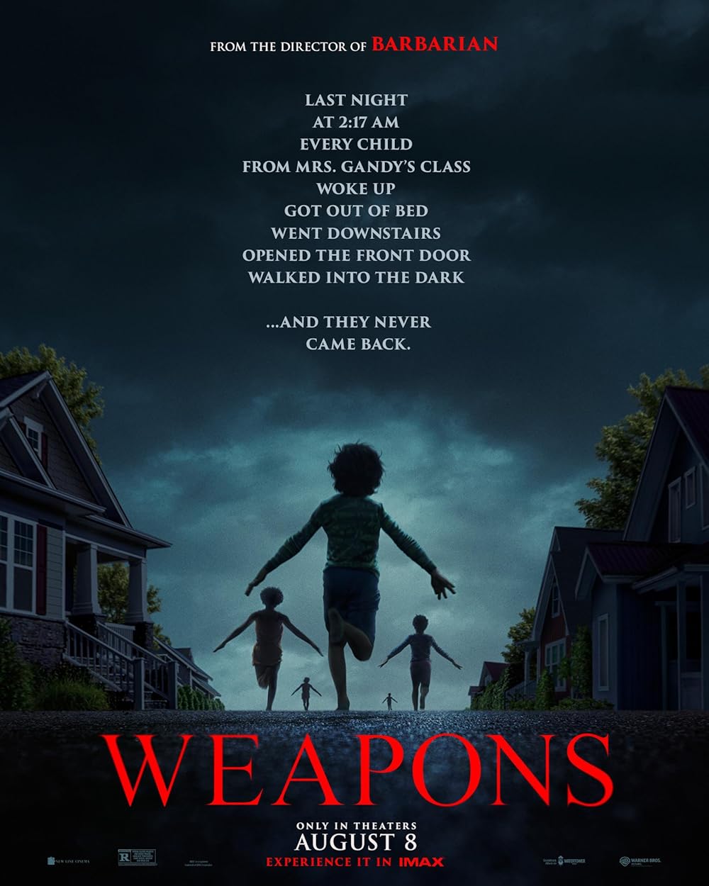 Weapons; Directed by Zach Cregger